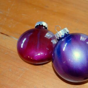 DIY Glass Christmas Ornaments