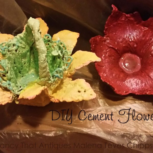 DIY Cement Flower Pots