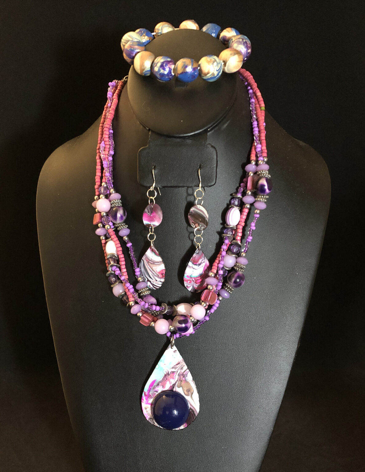 DIY Water Marbled Jewelry with Nail Polish!